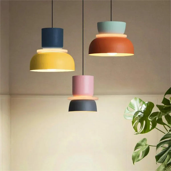 Moderne Nordische Kleurrijke Hanglamp – DulceHue Verstelbare Plafondlamp