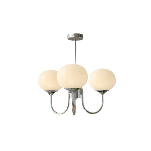 Moderne Bubbles LED Plafondlamp – Elegante Roze Glas & Gouden Afwerking