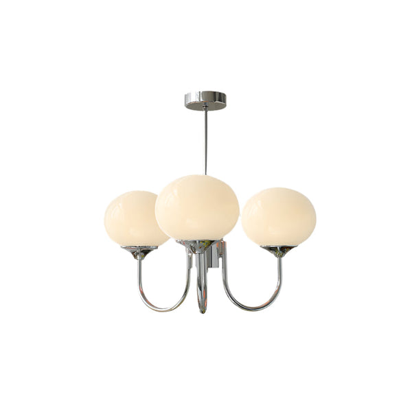 Moderne Bubbles LED Plafondlamp – Elegante Roze Glas & Gouden Afwerking