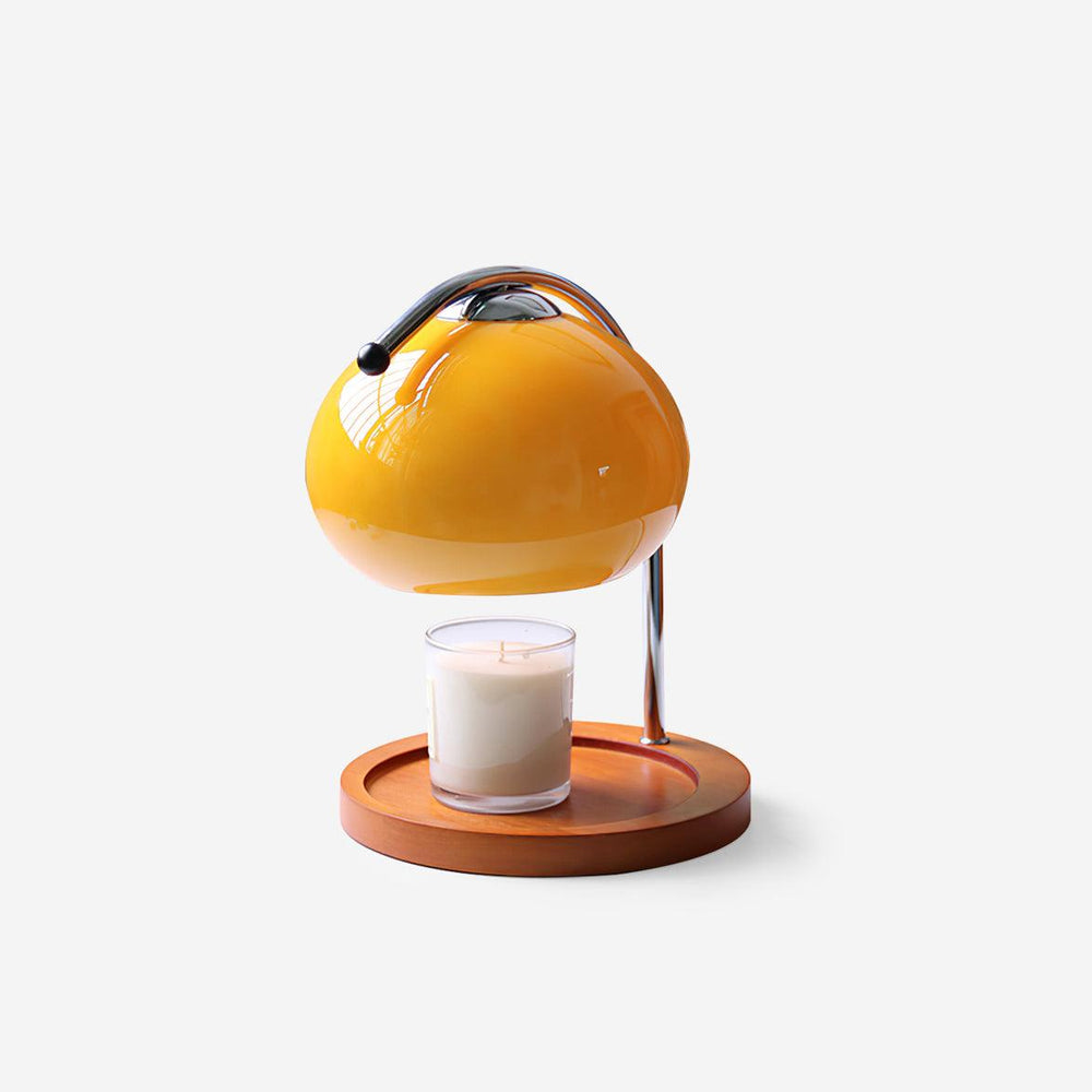 Mid-Century Elegante Kaarsverwarmer Lamp – Vlamvrije Woondecoratie voor Gezellige Sfeer