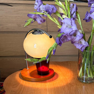 Mid-Century Elegante Kaarsverwarmer Lamp – Vlamvrije Woondecoratie voor Gezellige Sfeer