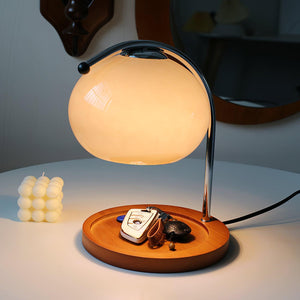 Mid-Century Elegante Kaarsverwarmer Lamp – Vlamvrije Woondecoratie voor Gezellige Sfeer