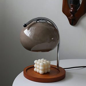 Mid-Century Elegante Kaarsverwarmer Lamp – Vlamvrije Woondecoratie voor Gezellige Sfeer