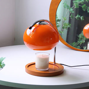 Mid-Century Elegante Kaarsverwarmer Lamp – Vlamvrije Woondecoratie voor Gezellige Sfeer
