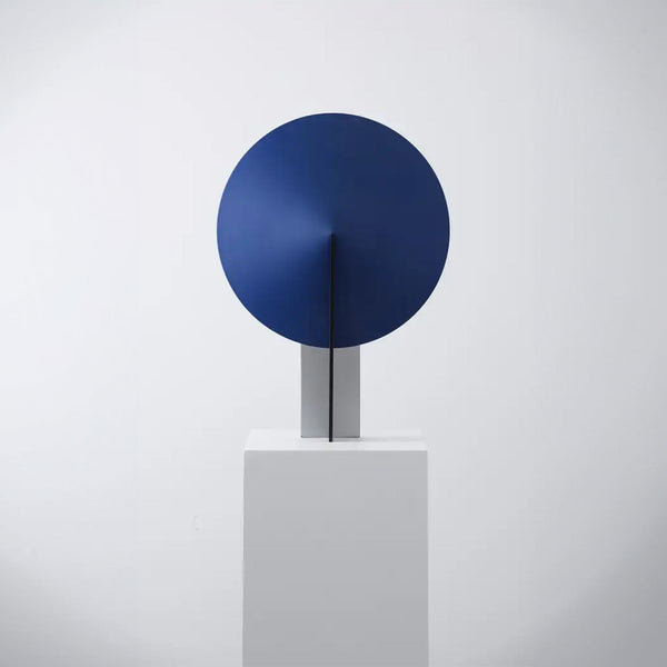 Moderne Cirkel Tafellamp  Sferisch Design met Metalen Basis voor Stijlvolle Woonverlichting