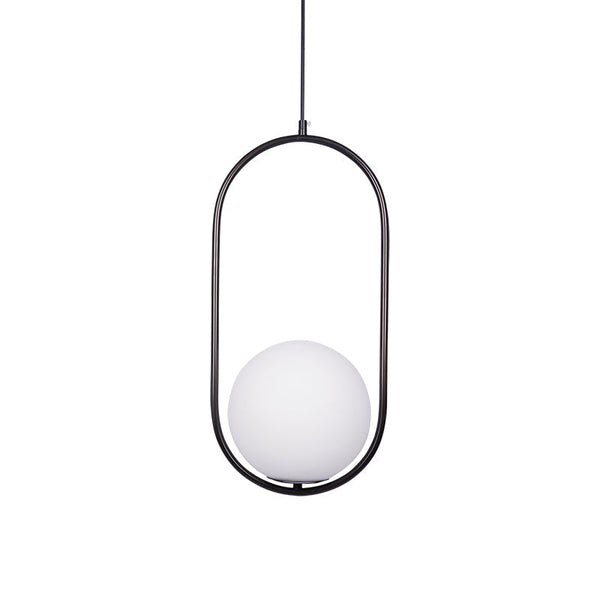 Elegante Geometrische Glazen Hanglamp – Moderne Woonverlichting