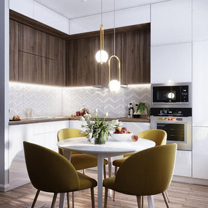 Elegante Geometrische Glazen Hanglamp – Moderne Woonverlichting