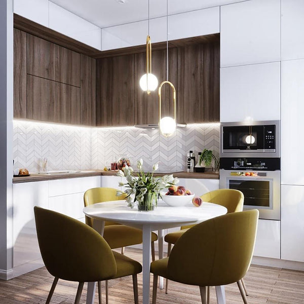 Elegante Geometrische Glazen Hanglamp – Moderne Woonverlichting