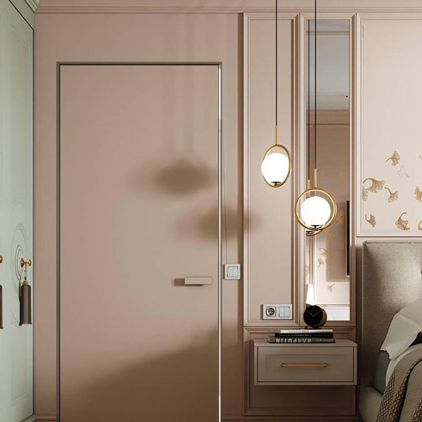 Elegante Geometrische Glazen Hanglamp – Moderne Woonverlichting