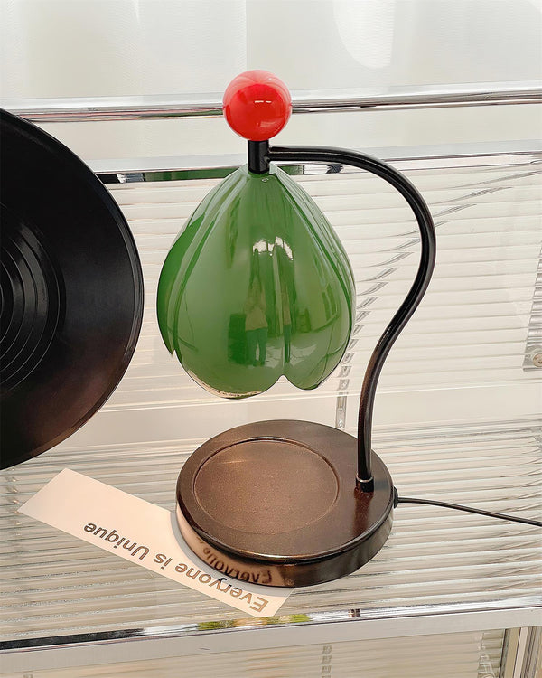 Bloemige Kaarsverwarmer Lamp – Elegante Woondecoratie voor Gezellige Sfeer