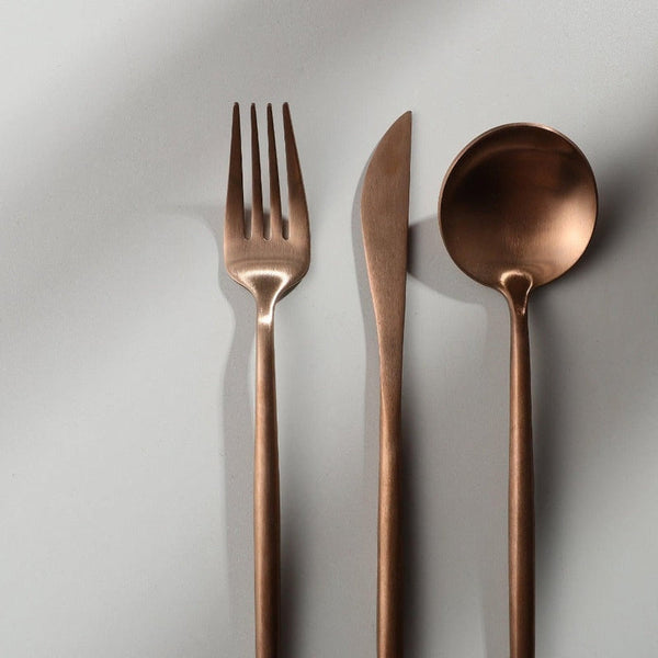 Luxe Roestvrijstalen Bestekset – Goudkleurig Design | 24-delig / 48-delig
