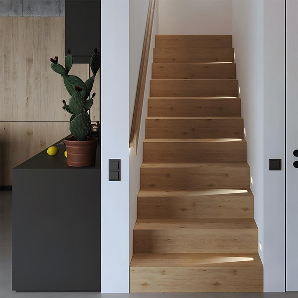 Minimalistische LED Wandlamp met Bewegingssensor Moderne Slimme Verlichting voor Hal, Slaapkamer & Woonkamer