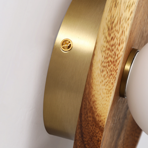 Minimalistische Houten Wandlamp  Zacht Diffuus Licht voor Woonkamer & Slaapkamer