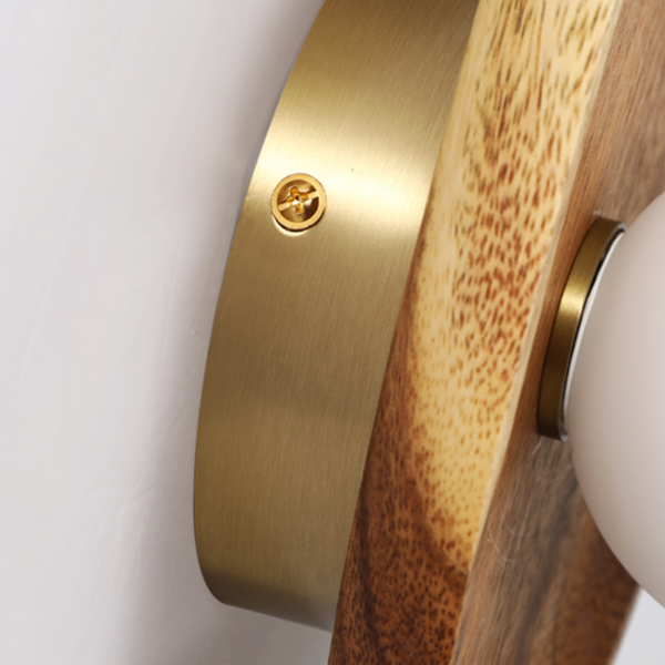 Minimalistische Houten Wandlamp  Zacht Diffuus Licht voor Woonkamer & Slaapkamer