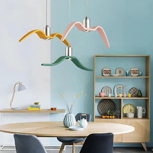 Minimalistische Hanglamp in Vogelvorm  Elegante Plafondlamp voor Woonkamer, Eetkamer & Slaapkamer