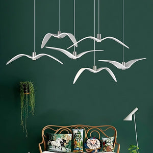 Minimalistische Hanglamp in Vogelvorm  Elegante Plafondlamp voor Woonkamer, Eetkamer & Slaapkamer