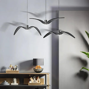 Minimalistische Hanglamp in Vogelvorm  Elegante Plafondlamp voor Woonkamer, Eetkamer & Slaapkamer