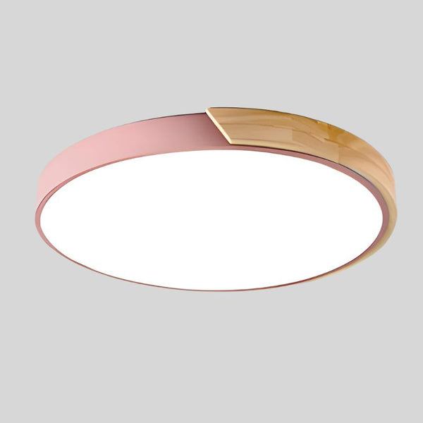 Minimalistische Ronde Plafondlamp – Scandinavische LED Lamp voor Moderne Interieurs