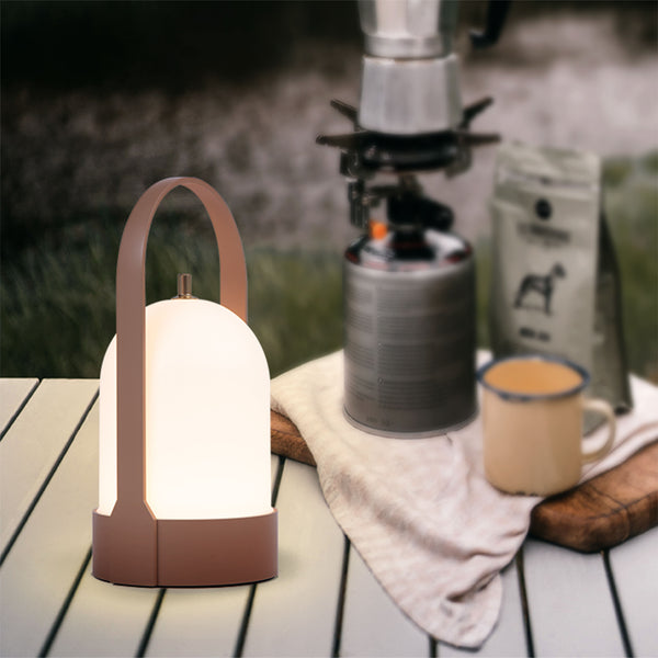 LumoLantaarn: Moderne Draadloze Lantaarnlamp met Warm, Dimbaar LED-licht voor Woondecoratie