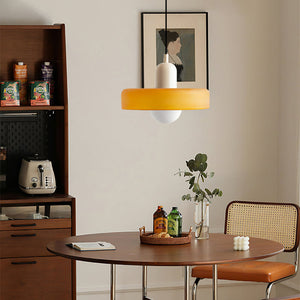 Moderne Art Deco Glazen Hanglamp – Kleurrijke Halo Plafondlamp