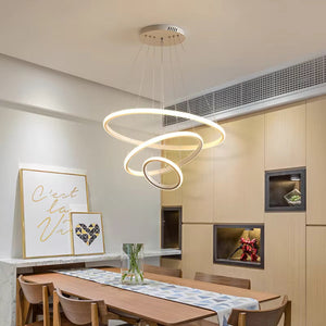 Moderne Geometrische LED Hanglamp – Infinity Lus Plafondlamp