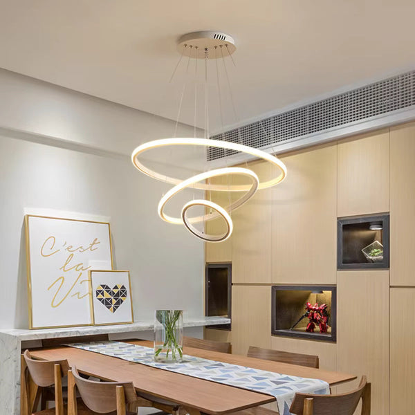 Moderne Geometrische LED Hanglamp – Infinity Lus Plafondlamp