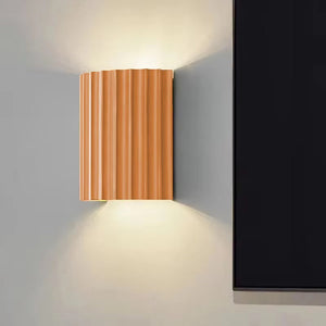 Moderne Geribbelde Wandleuchte  Stijlvolle Architectonische Wandlamp voor Interieur