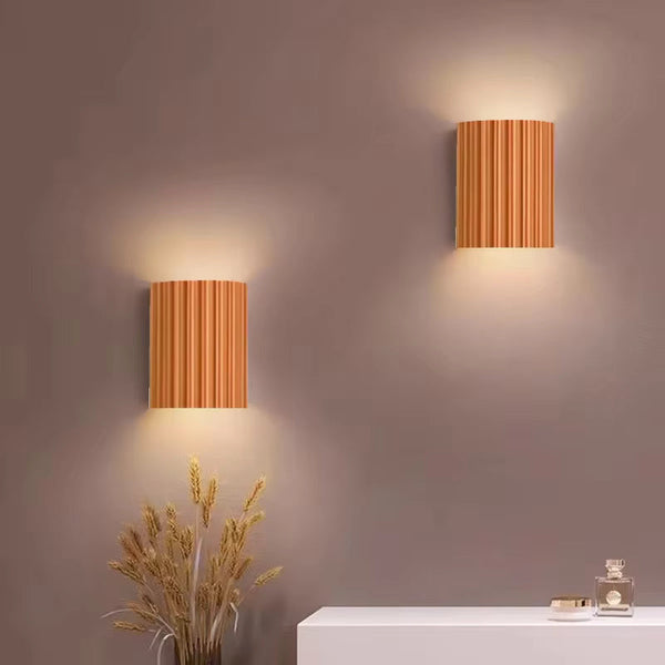 Moderne Geribbelde Wandleuchte  Stijlvolle Architectonische Wandlamp voor Interieur