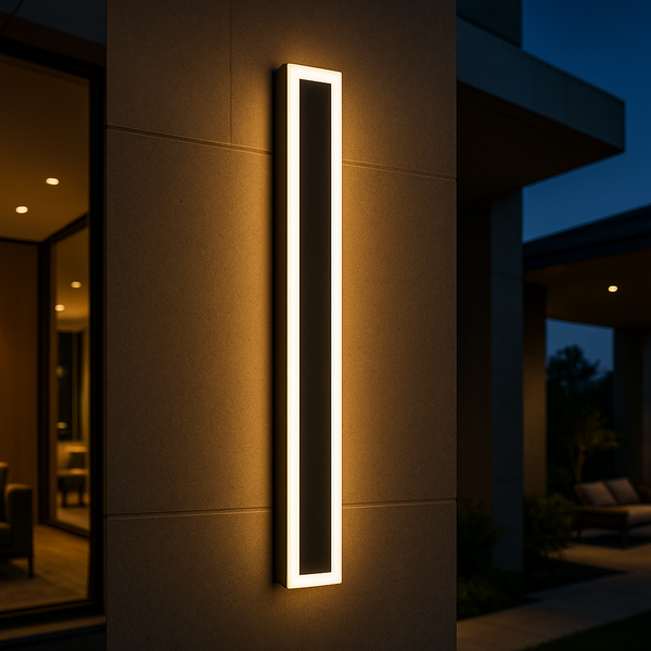 Moderne Buitenwandlamp – Zwarte Metalen LED Lamp voor Tuin & Balkon