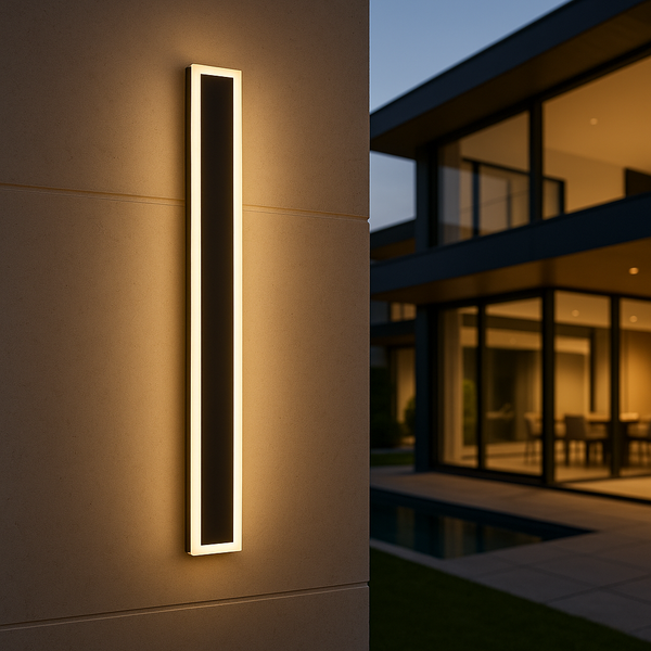 Moderne Buitenwandlamp – Zwarte Metalen LED Lamp voor Tuin & Balkon