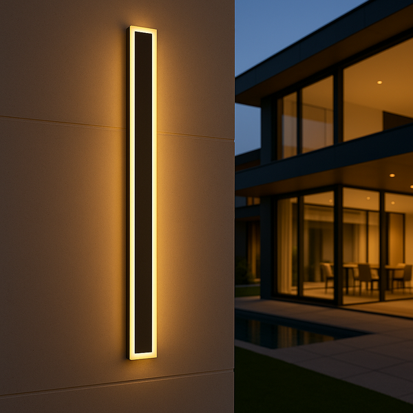 Moderne Buitenwandlamp – Zwarte Metalen LED Lamp voor Tuin & Balkon