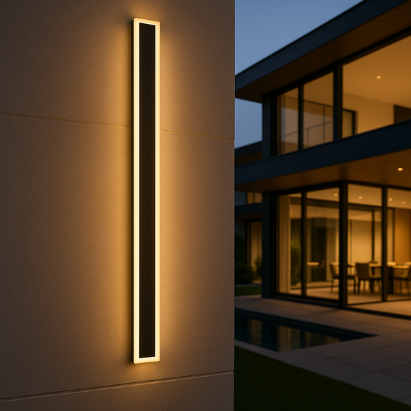 Moderne Buitenwandlamp – Zwarte Metalen LED Lamp voor Tuin & Balkon