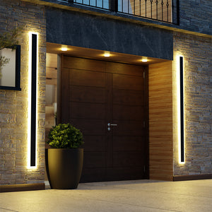 Moderne Buitenwandlamp – Zwarte Metalen LED Lamp voor Tuin & Balkon