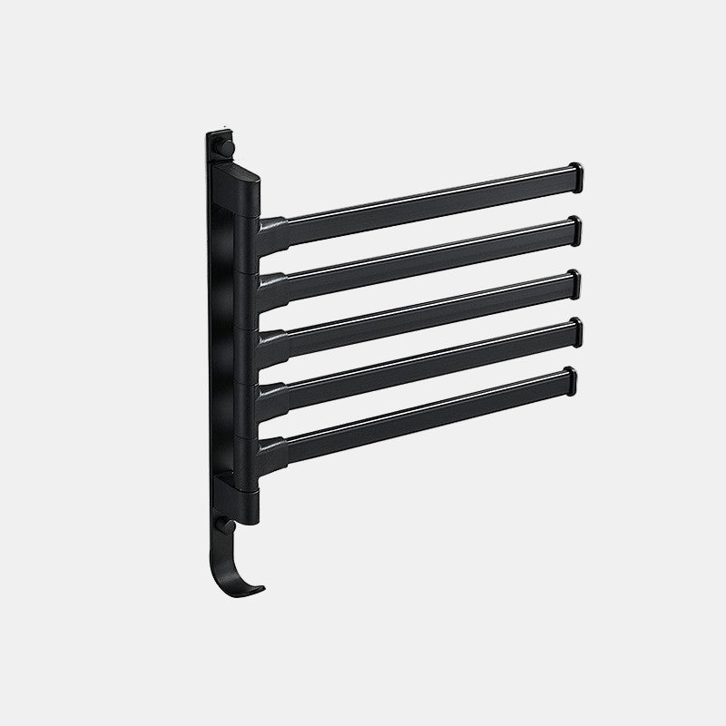 5-Arms Draaibare Handdoekhouder  Ruimtebesparende Moderne Badkamer Organizer