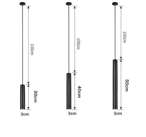 Moderne Cylinder Hanglamp – Verstelbare Metalen Hanglamp