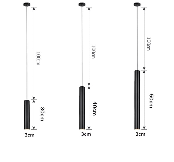 Moderne Cylinder Hanglamp – Verstelbare Metalen Hanglamp