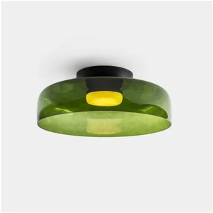 Moderne LED Plafondlamp met Scandinavisch Glazen Design