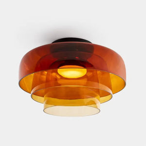 Moderne LED Plafondlamp met Scandinavisch Glazen Design