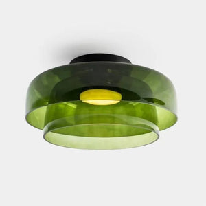 Moderne LED Plafondlamp met Scandinavisch Glazen Design