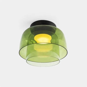 Moderne LED Plafondlamp met Scandinavisch Glazen Design