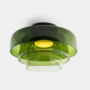 Moderne LED Plafondlamp met Scandinavisch Glazen Design