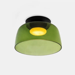 Moderne LED Plafondlamp met Scandinavisch Glazen Design