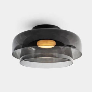 Moderne LED Plafondlamp met Scandinavisch Glazen Design
