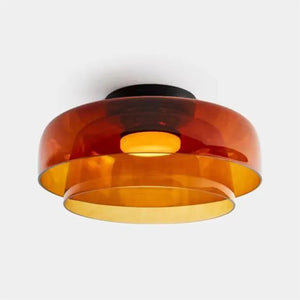 Moderne LED Plafondlamp met Scandinavisch Glazen Design