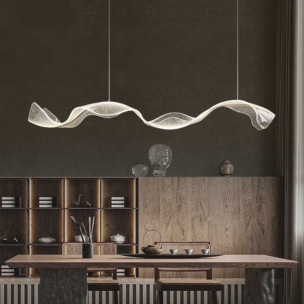 Moderne Luxe Hanglamp met Gouden Accenten – Dimbare LED voor Woonkamer & Eettafel