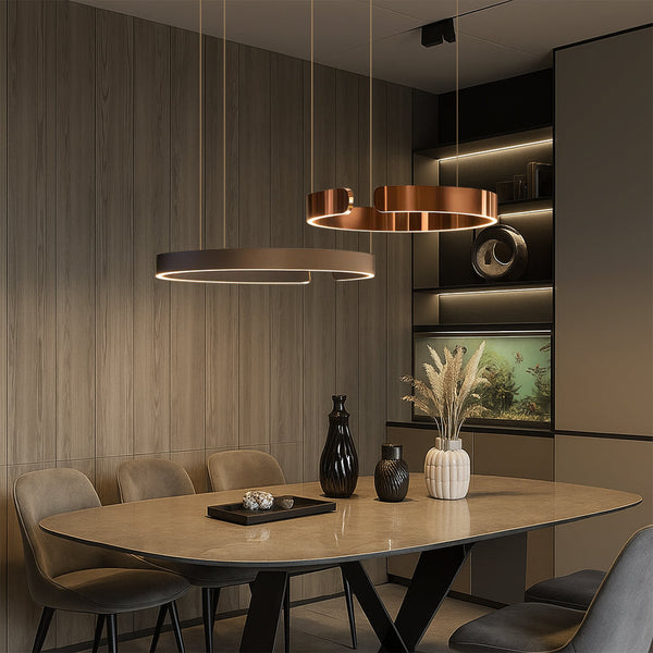 Moderne Ronde LED Hanglamp – Verstelbare Design Eettafel Lamp