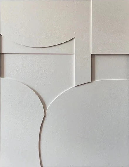 Geometrisch Wandkunst – Modern Canvas Kunstwerk voor Woondecoratie