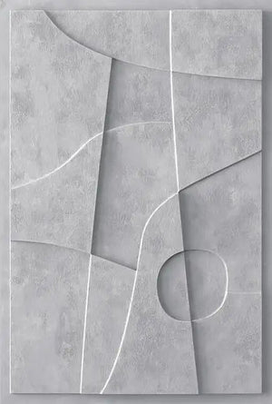 Geometrisch Wandkunst – Modern Canvas Kunstwerk voor Woondecoratie