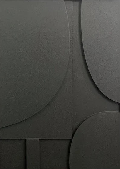 Geometrisch Wandkunst – Modern Canvas Kunstwerk voor Woondecoratie