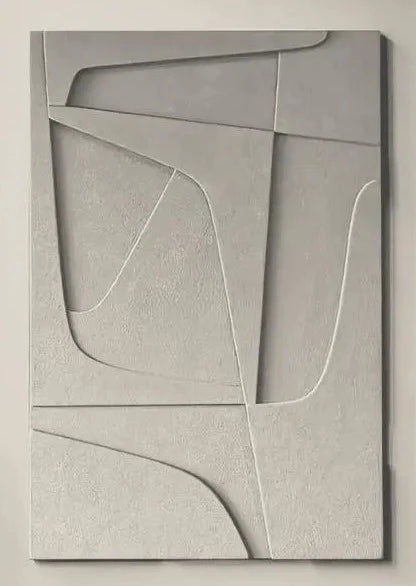 Geometrisch Wandkunst – Modern Canvas Kunstwerk voor Woondecoratie